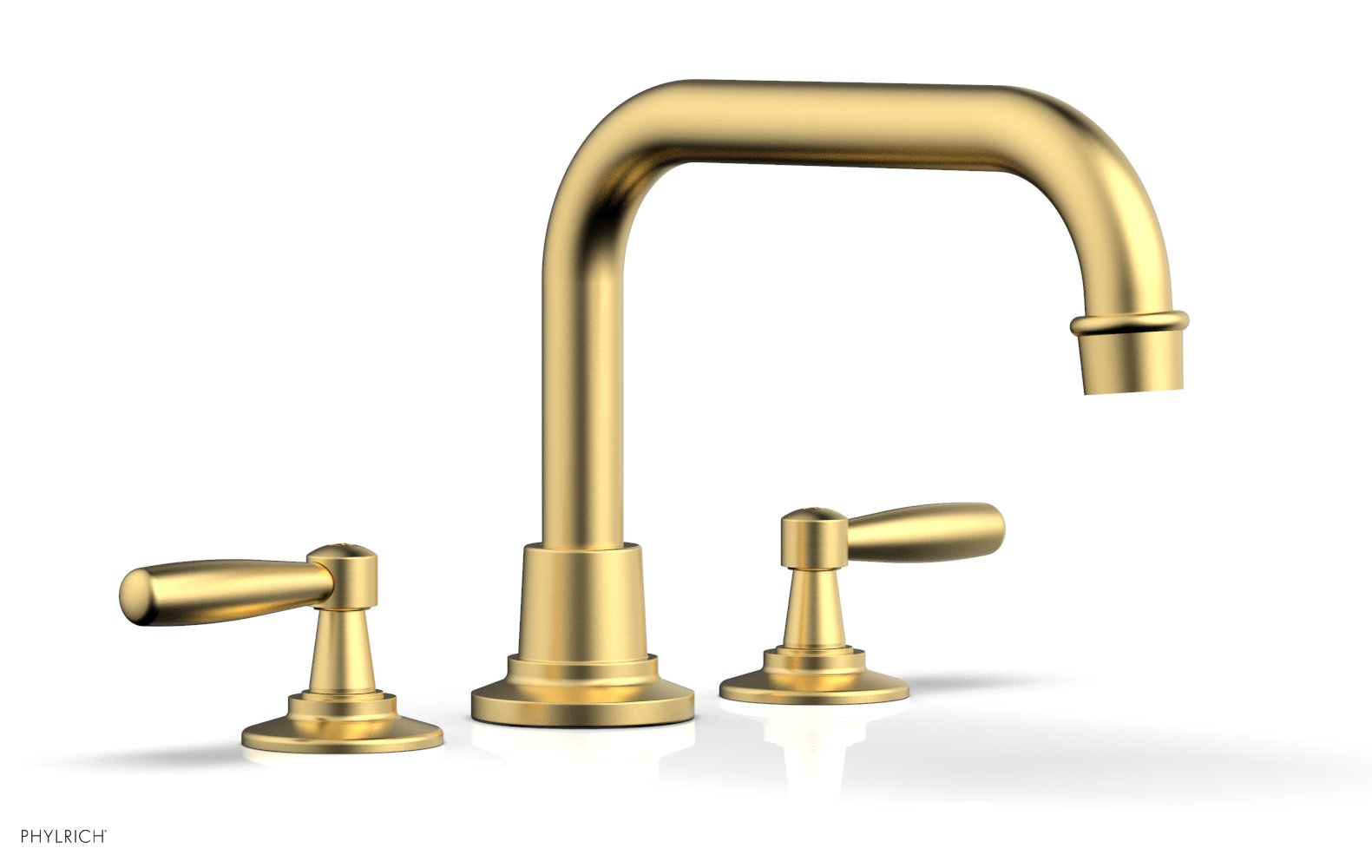 WORKS Deck Tub Set   Lever Handles by Phylrich - Satin Chrome