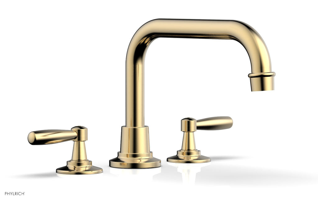 WORKS Deck Tub Set   Lever Handles by Phylrich - Polished Nickel