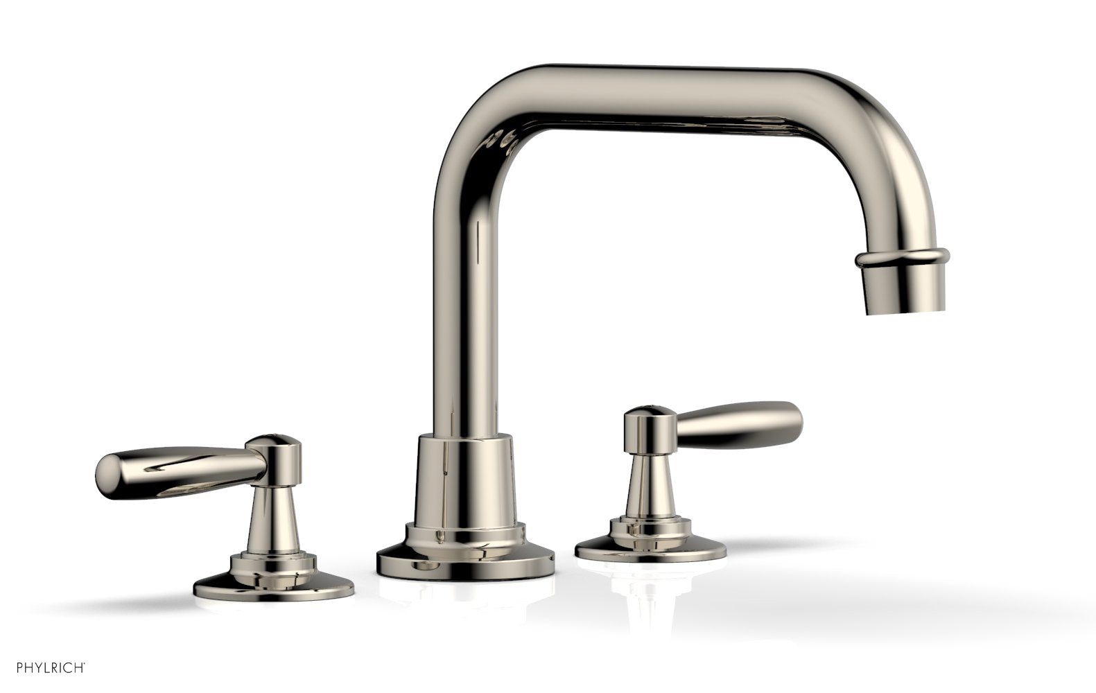 WORKS Deck Tub Set   Lever Handles by Phylrich - Matte Black