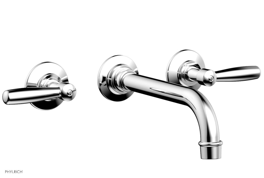 WORKS Wall Tub Set   Lever Handles by Phylrich - Polished Nickel
