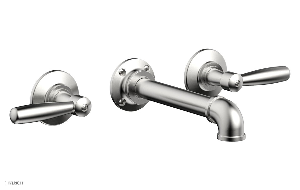 WORKS 2 Wall Lavatory Set   Lever Handles by Phylrich - Burnished Nickel