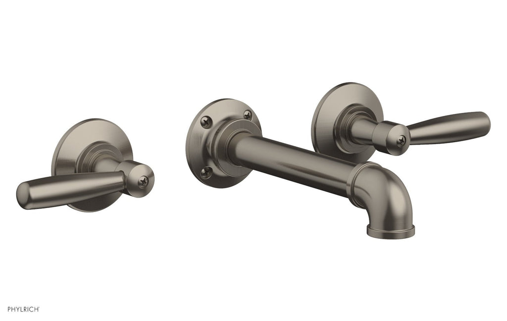 WORKS 2 Wall Lavatory Set   Lever Handles by Phylrich - Polished Nickel