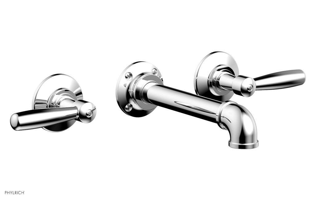 WORKS 2 Wall Lavatory Set   Lever Handles by Phylrich - Satin Nickel