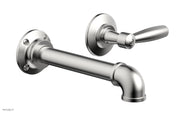 WORKS 2 Single Handle Wall Lavatory Set   Lever Handles by Phylrich - Polished Chrome
