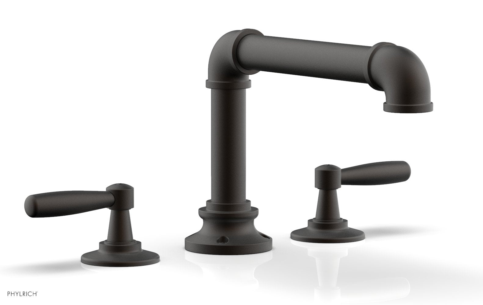 WORKS 2 Deck Tub Set   Lever Handles by Phylrich - Oil Rubbed Bronze