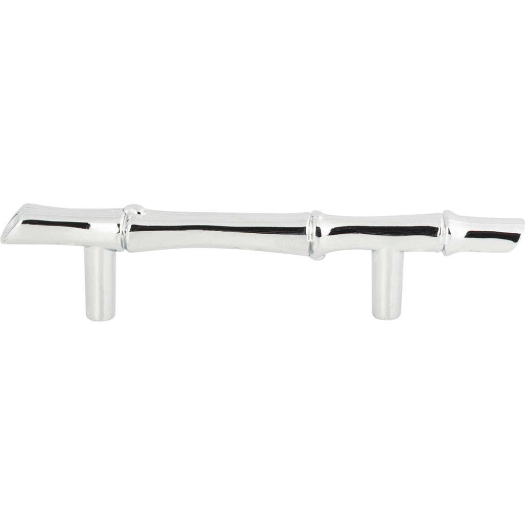 Bamboo Pull by Atlas - 3" - Polished Chrome - New York Hardware