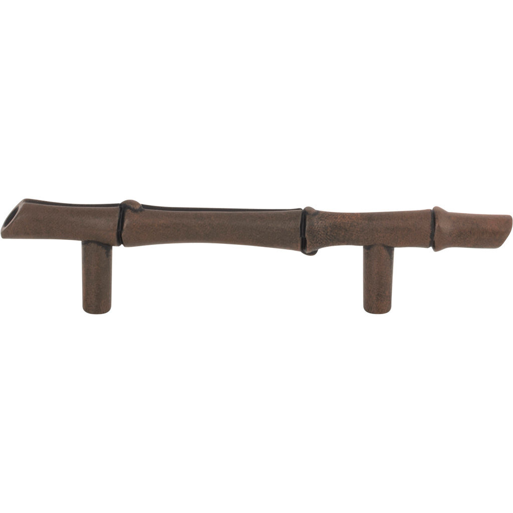 Bamboo Pull by Atlas - 3" - Rust - New York Hardware