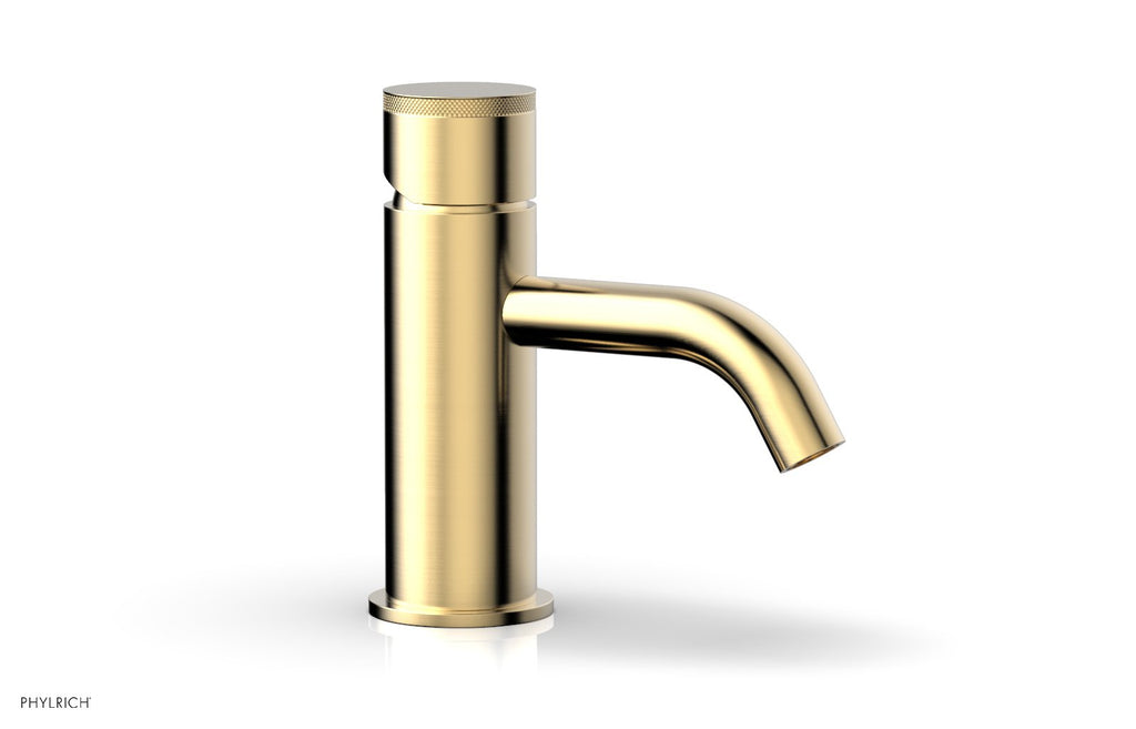 BASIC II Single Hole Lavatory Faucet, Knurled Handle by Phylrich - Polished Chrome