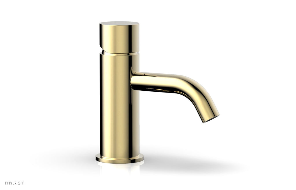 BASIC II Single Hole Lavatory Faucet, Smooth Handle by Phylrich - Polished Brass Uncoated