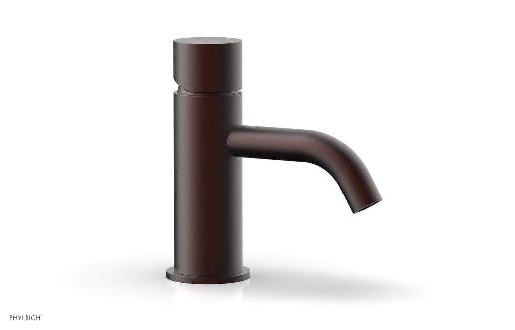 BASIC II Single Hole Lavatory Faucet, Smooth Handle by Phylrich - Weathered Copper
