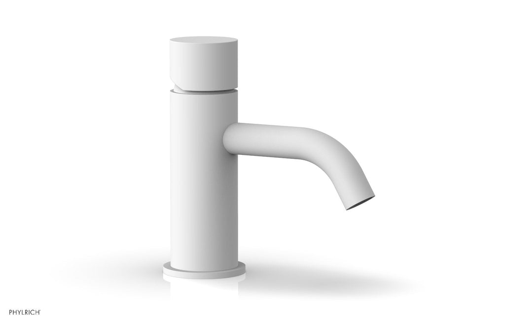 BASIC II Single Hole Lavatory Faucet, Smooth Handle by Phylrich - Satin White