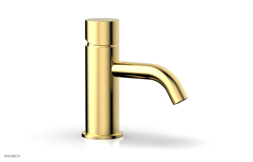 BASIC II Single Hole Lavatory Faucet, Smooth Handle by Phylrich - Burnished Gold