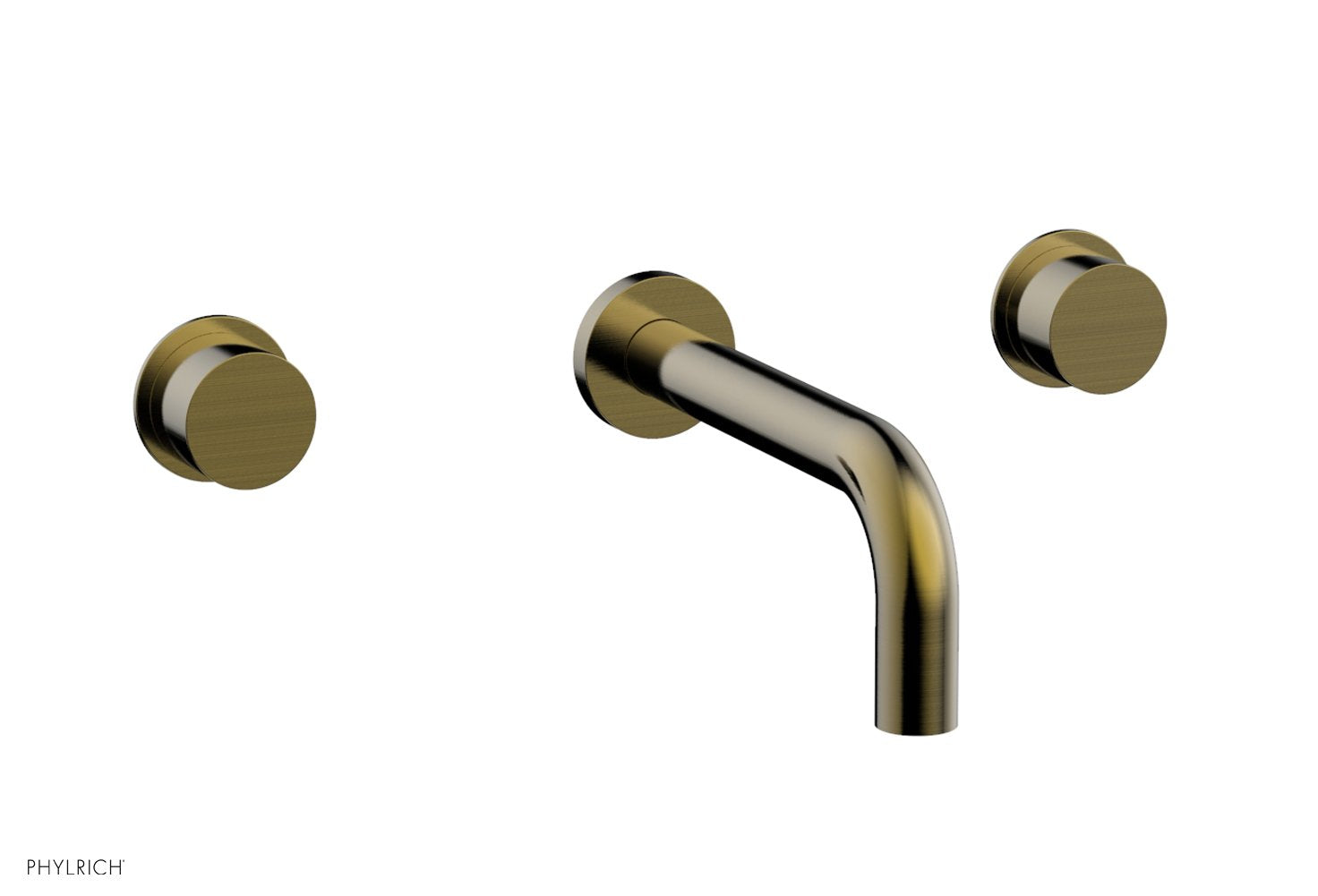 BASIC II Wall Lavatory Set by Phylrich - Antique Brass