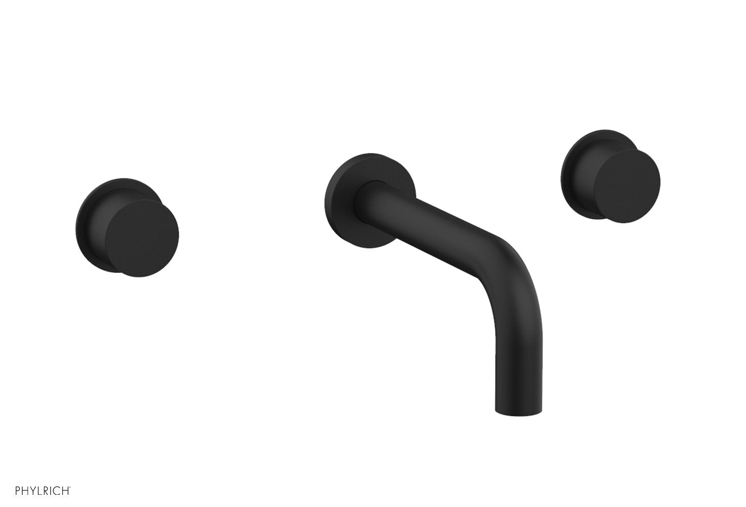 BASIC II Wall Lavatory Set by Phylrich - Matte Black