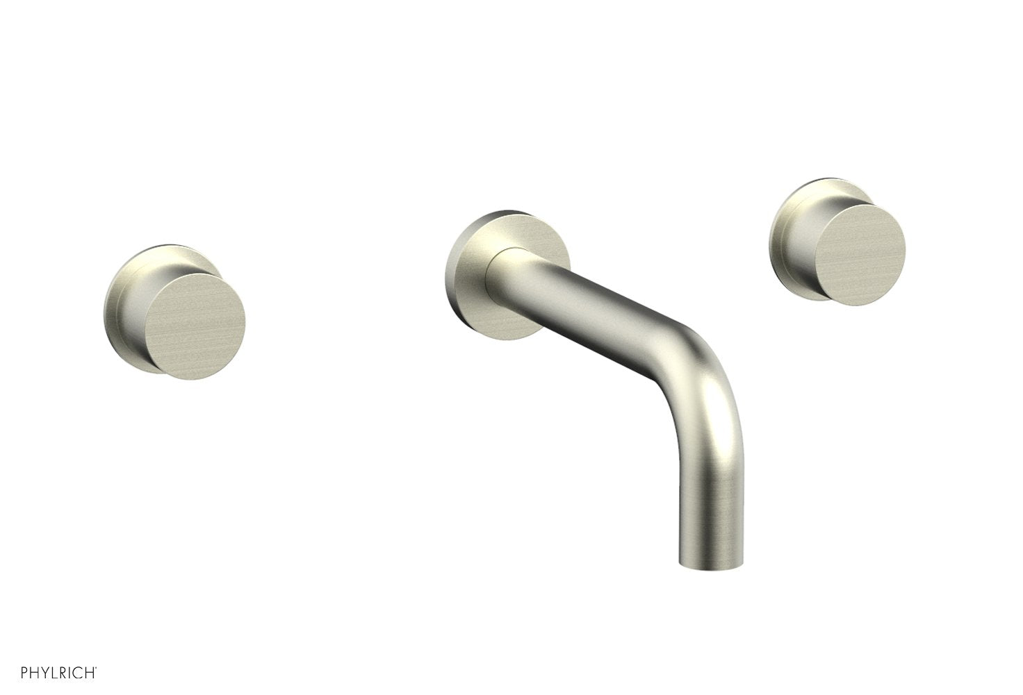 BASIC II Wall Lavatory Set by Phylrich - Satin Nickel