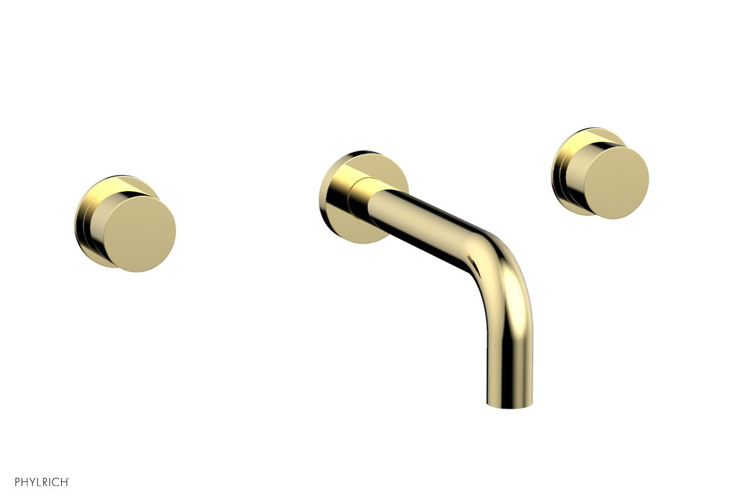 BASIC II Wall Lavatory Set by Phylrich - Polished Brass