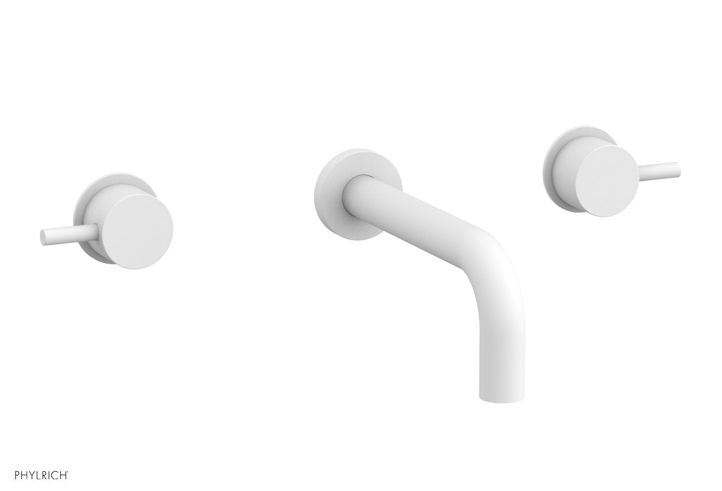 BASIC II Wall Lavatory Set by Phylrich - Satin White