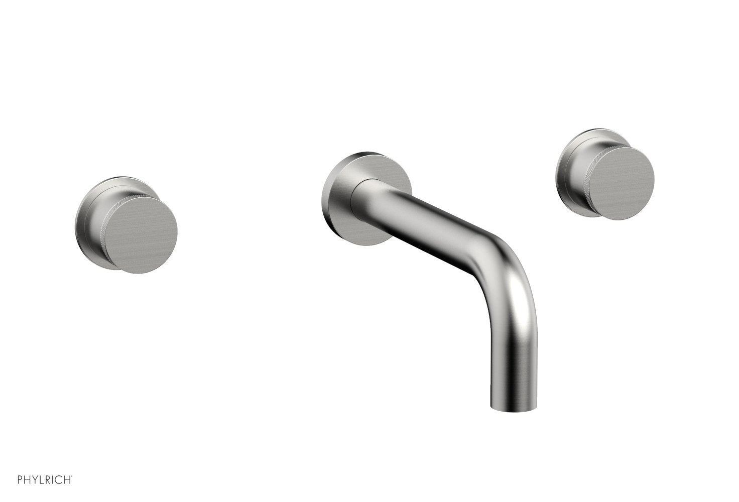 BASIC II Wall Tub Set by Phylrich - Satin Chrome