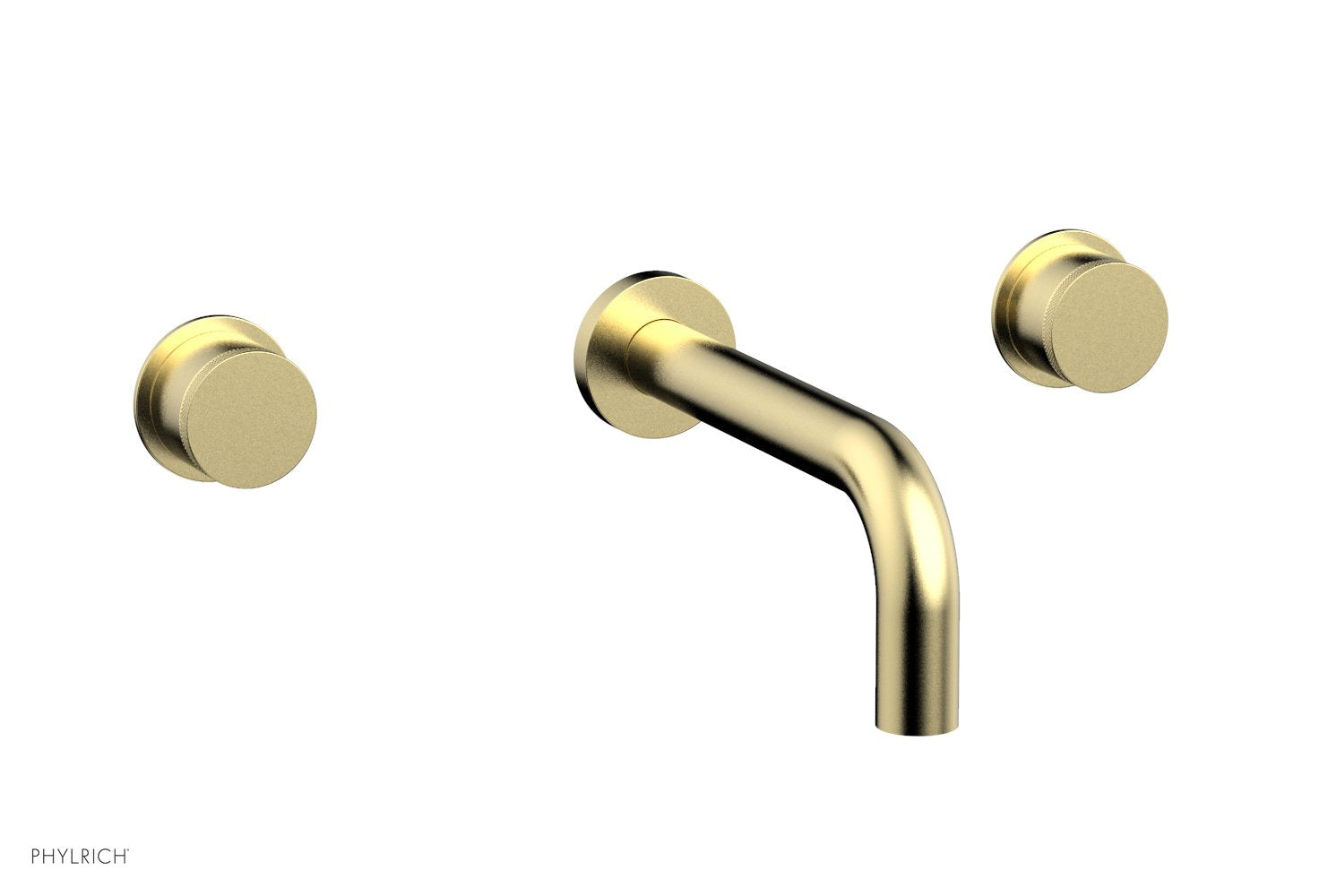 BASIC II Wall Tub Set by Phylrich - Polished Brass Uncoated