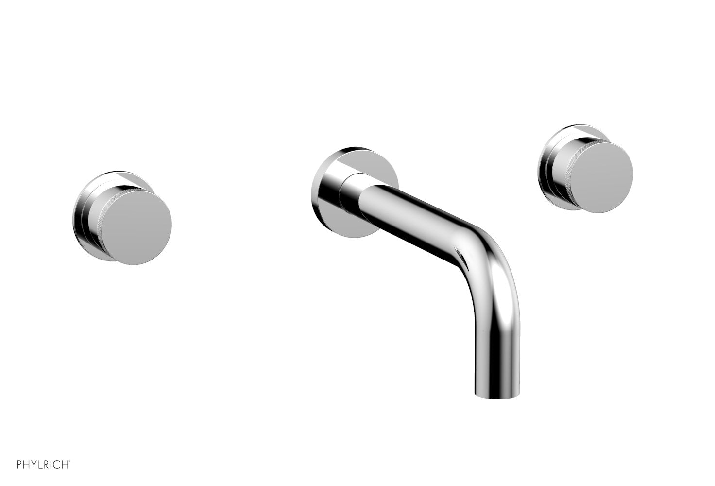 BASIC II Wall Tub Set by Phylrich - Polished Chrome