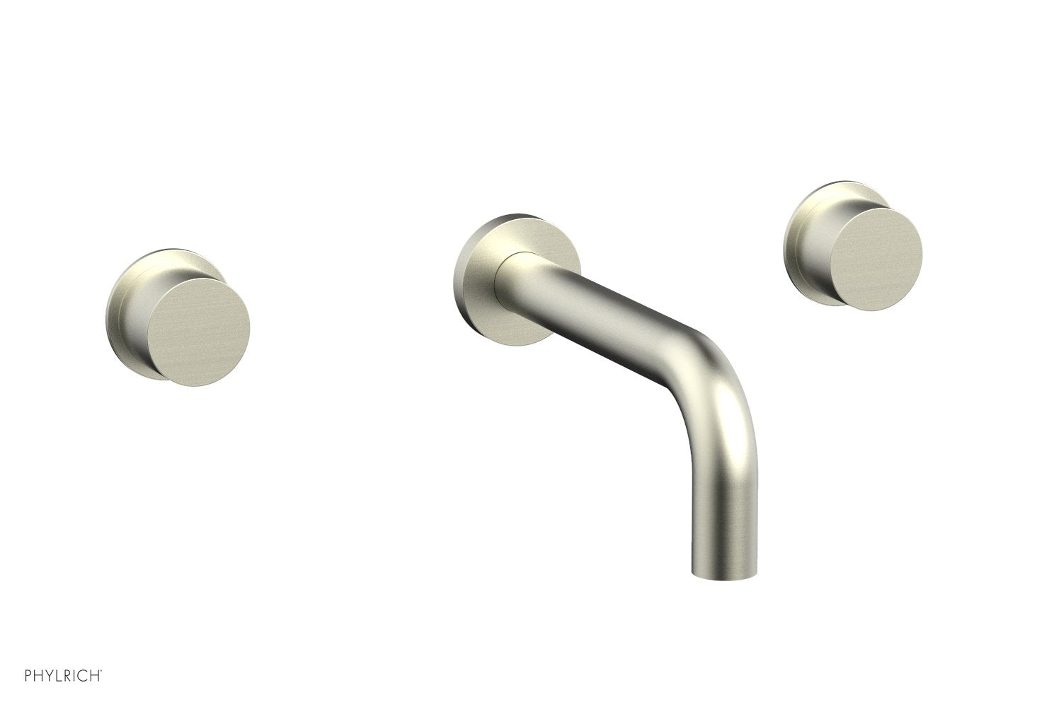 BASIC II Wall Tub Set by Phylrich - Satin Nickel