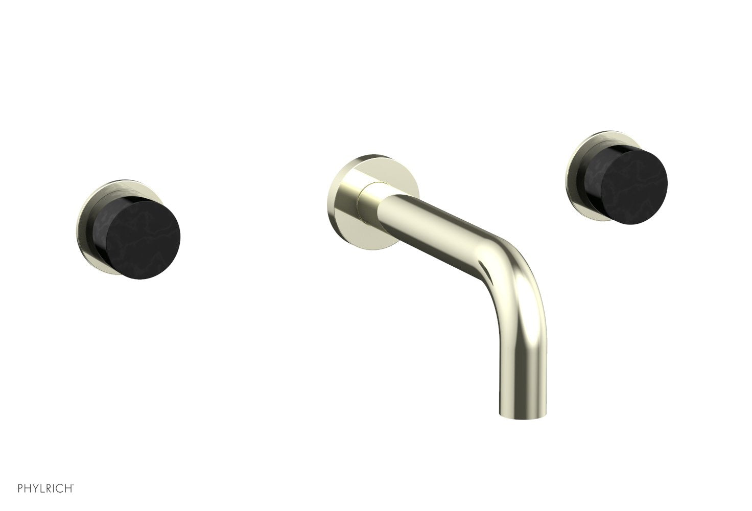 BASIC II Wall Tub Set by Phylrich - Burnished Nickel