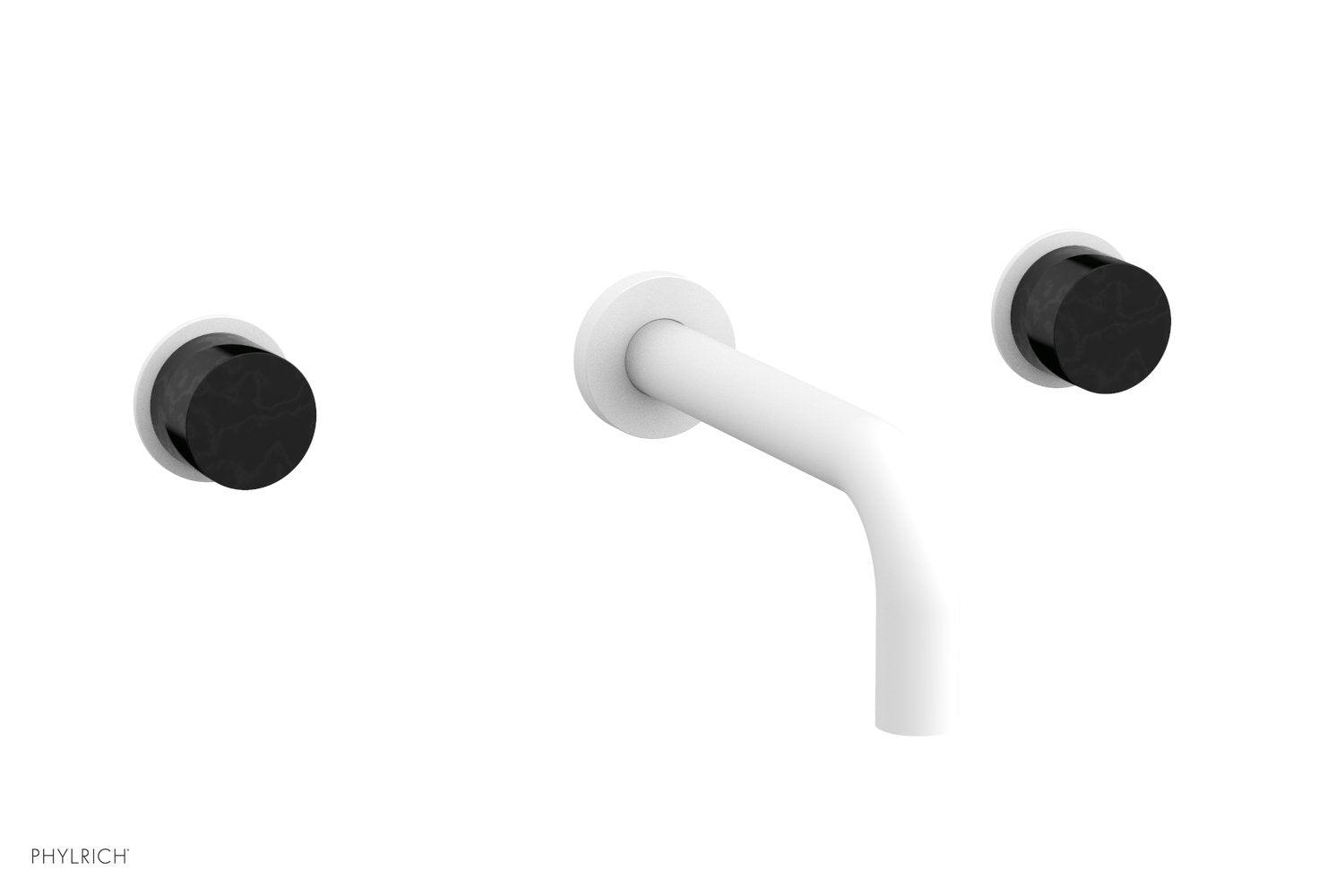 BASIC II Wall Tub Set by Phylrich - Satin White