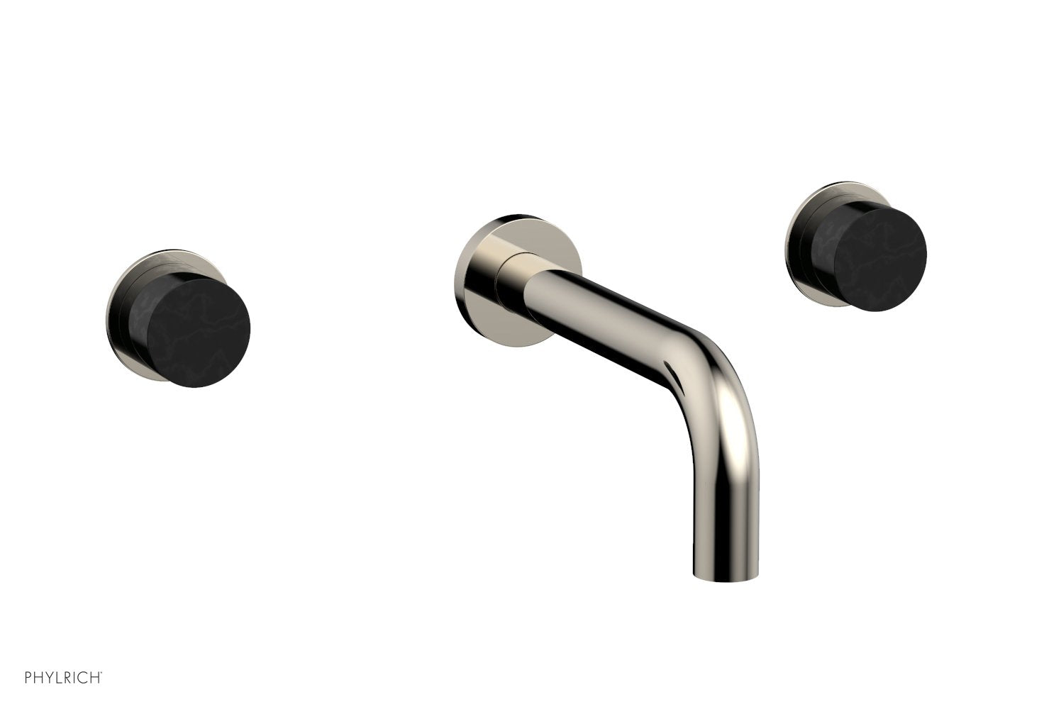 BASIC II Wall Tub Set by Phylrich - Satin Brass