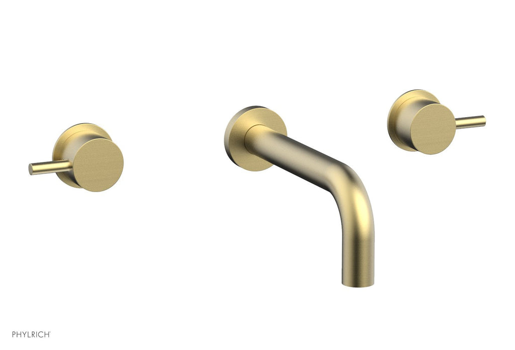 BASIC II Wall Tub Set Lever Handles by Phylrich - Burnished Gold