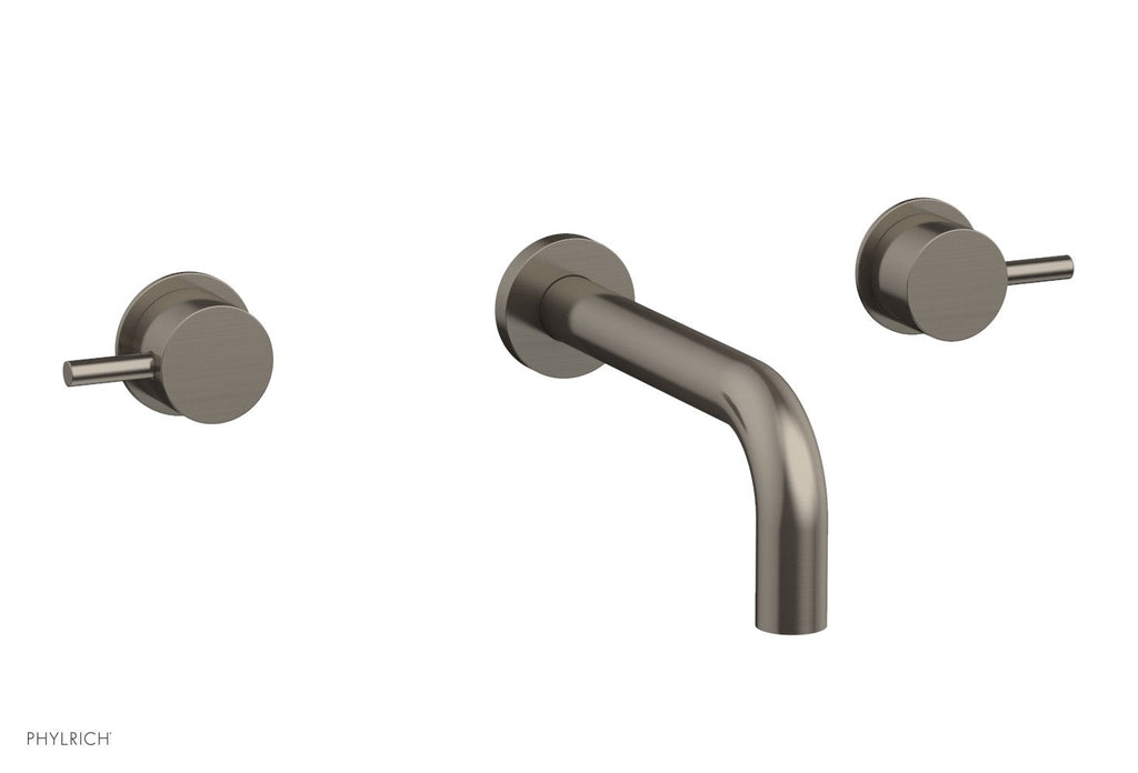 BASIC II Wall Tub Set Lever Handles by Phylrich - Pewter