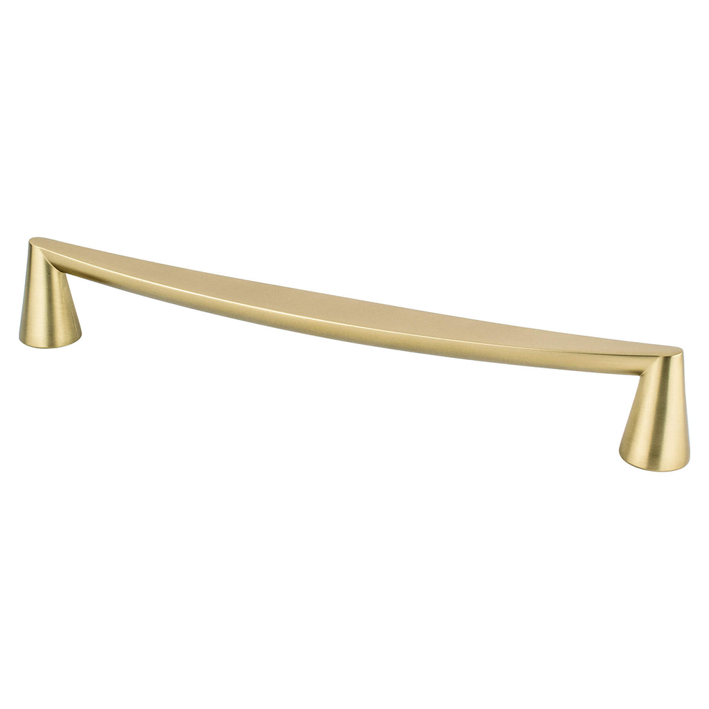 Modern Brushed Gold - 224mm - Domestic Bliss Pull by Berenson - New York Hardware
