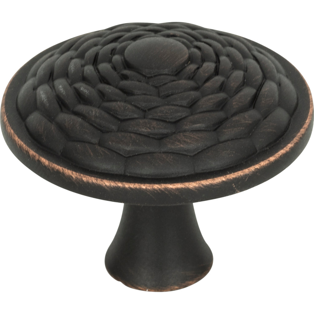 Mandalay Round Knob by Atlas - 1-5/16" - Venetian Bronze - New York Hardware
