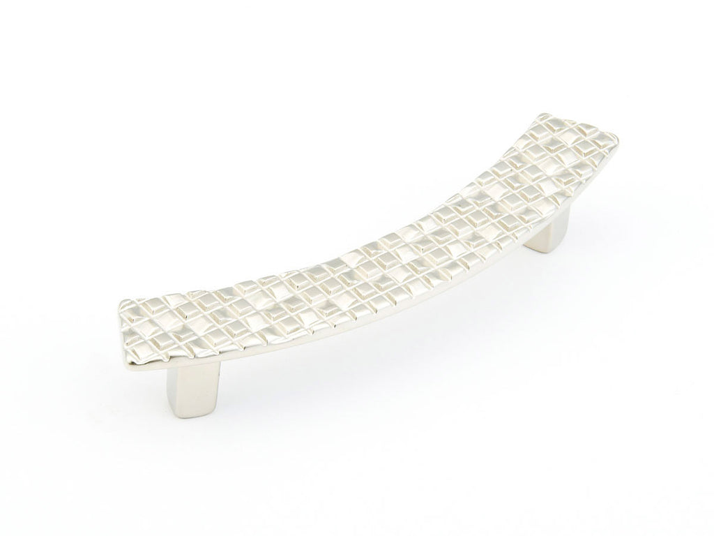 Mosaic Curved Pull by Schaub - Satin Nickel - New York Hardware