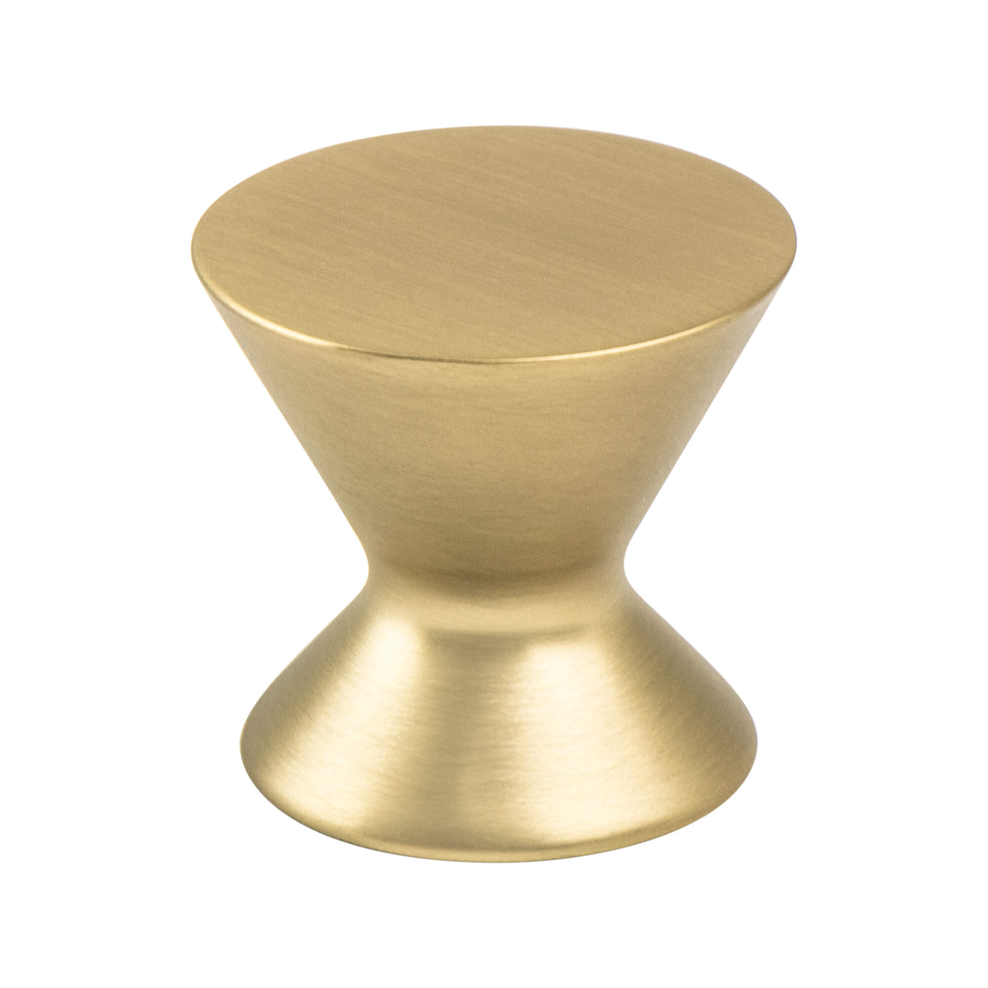Modern Brushed Gold - 1-3/16" - Domestic Bliss Knob by Berenson - New York Hardware
