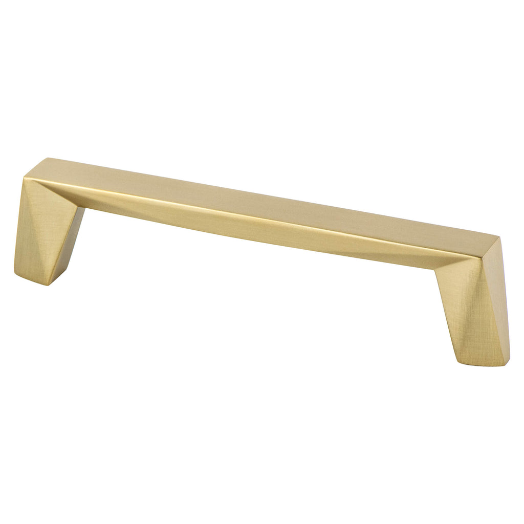 Modern Brushed Gold - 128mm - Swagger Pull by Berenson - New York Hardware