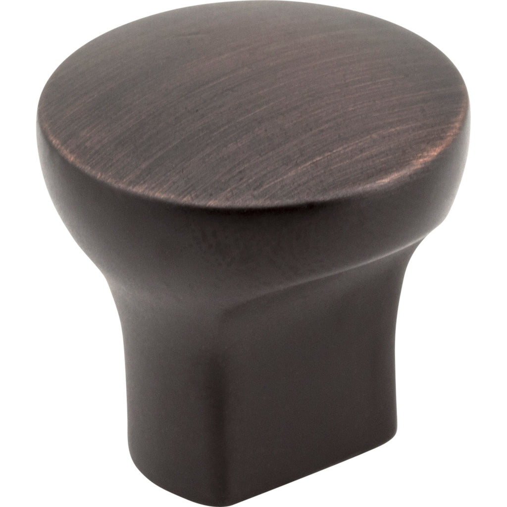 Round Brenton Cabinet Knob by Elements - Brushed Oil Rubbed Bronze