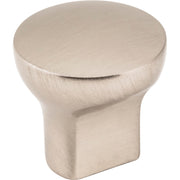 Round Brenton Cabinet Knob by Elements - Satin Nickel