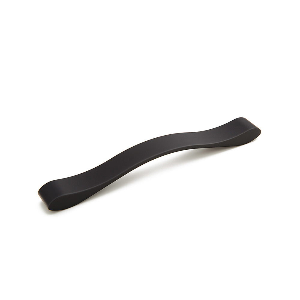 Wave Pull by Schaub - Matte Black - New York Hardware