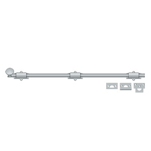 Bolts Surface HD Bolt by Deltana - 24" - Brushed Chrome - New York Hardware