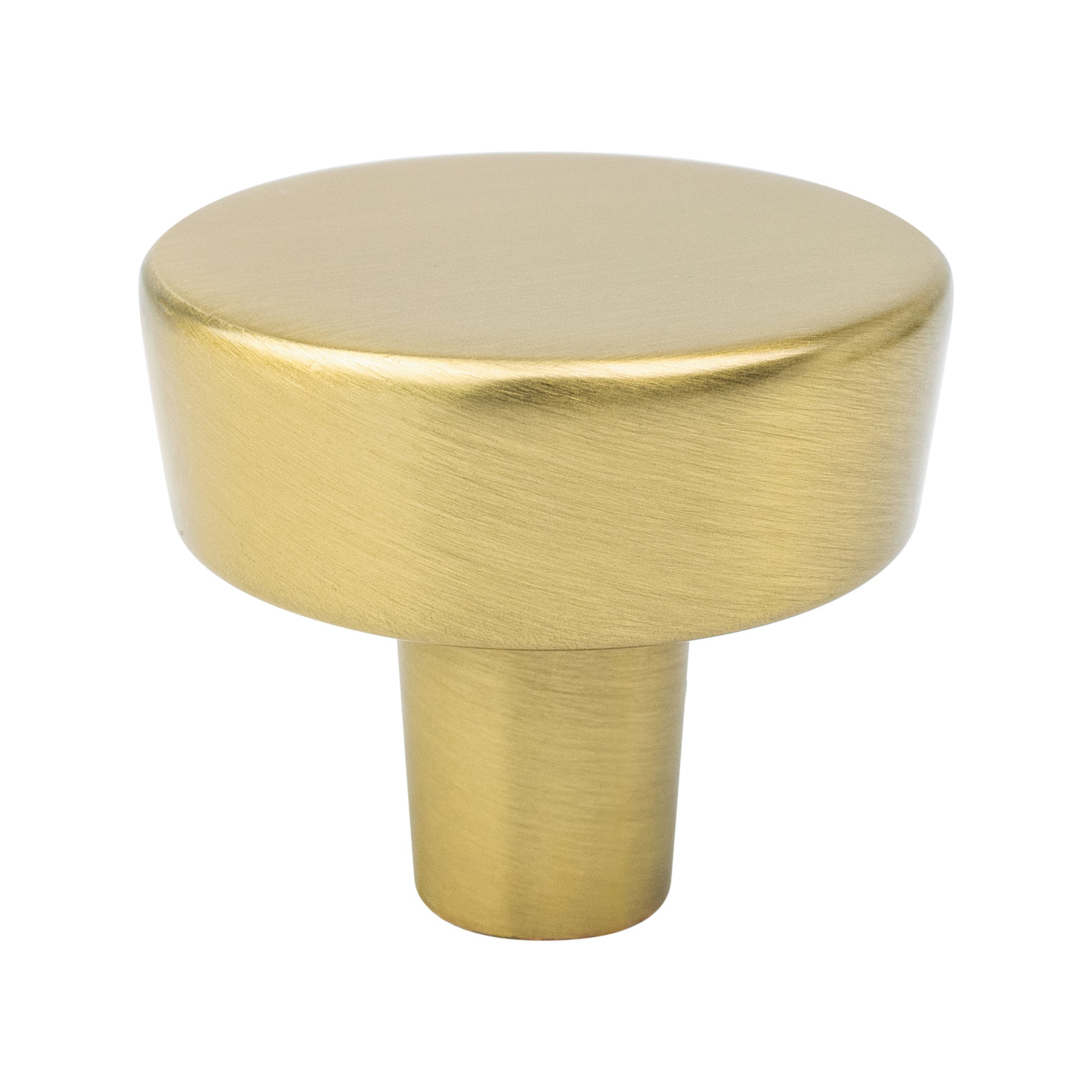 Modern Brushed Gold - 1-9/32" - Brookridge Knob by Berenson - New York Hardware