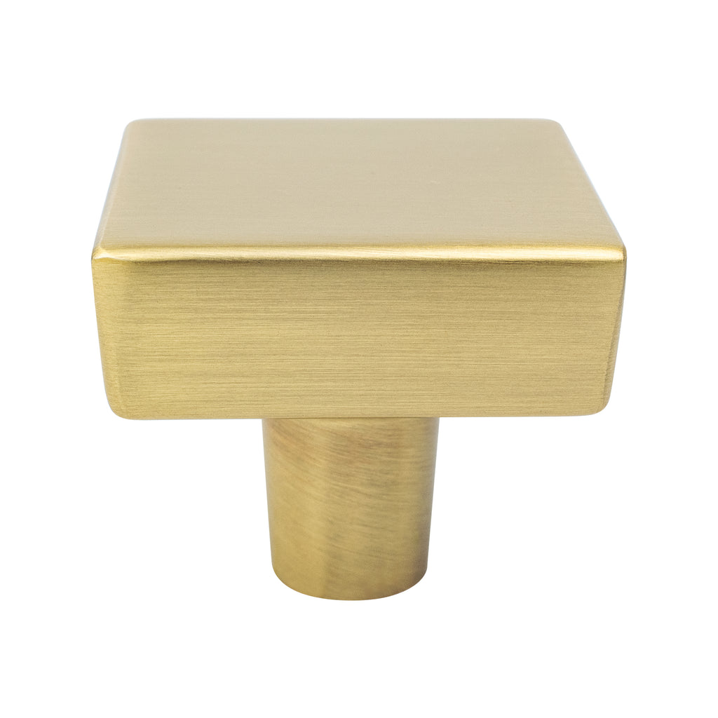 Modern Brushed Gold - 1-3/8" - Brookridge Knob by Berenson - New York Hardware