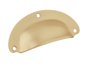 269 Pressed Drawer Pull by Armac Martin - 95mm - Satin Nickel Plate