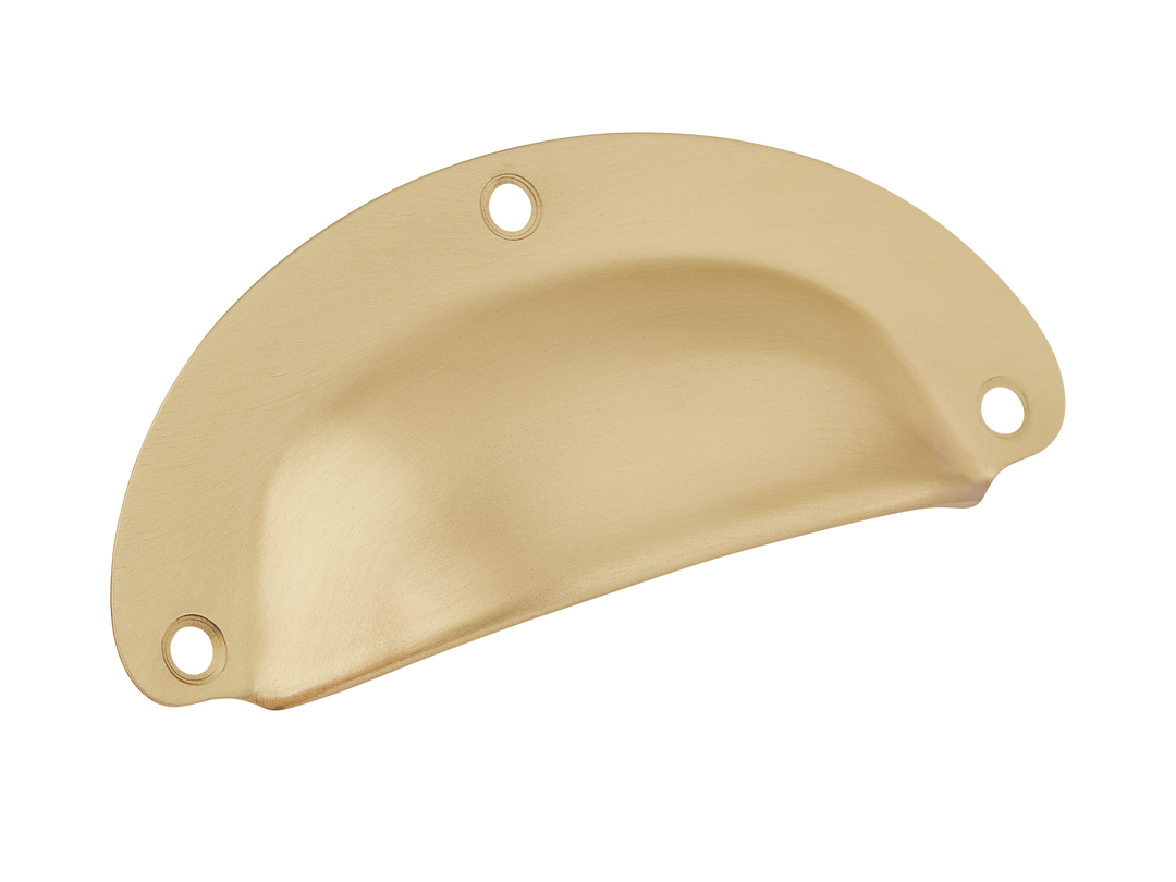 269 Pressed Drawer Pull by Armac Martin - 95mm - Satin Nickel Plate