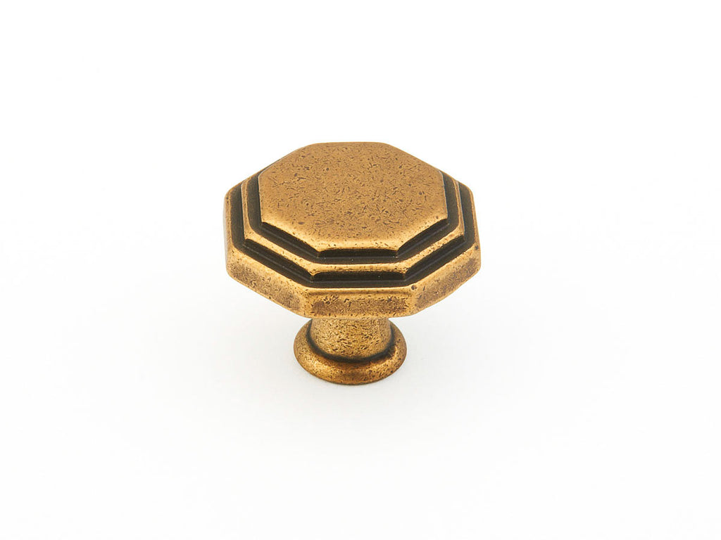 Firenza Knob by Schaub - Light Firenza Bronze - New York Hardware