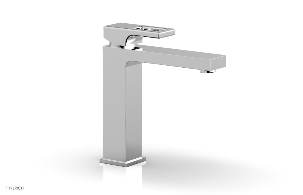 MIX Single Hole Lavatory Faucet, Ring Handle by Phylrich - Polished Chrome