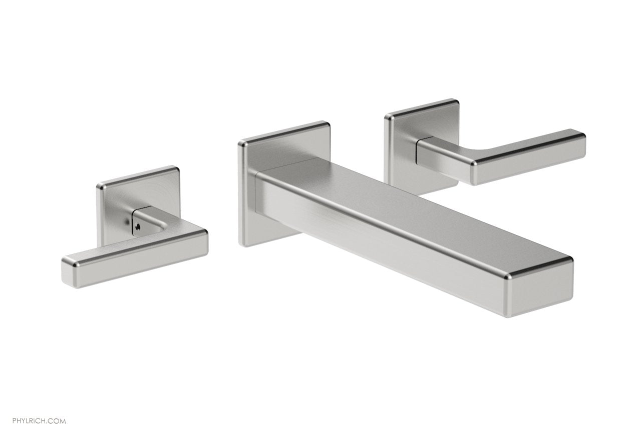 MIX Wall Lavatory Set   Lever Handles by Phylrich - Satin Chrome