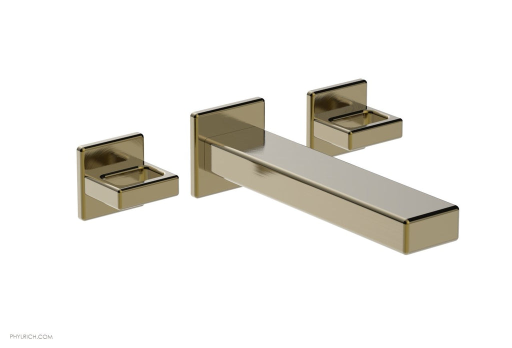 MIX Wall Lavatory Set   Ring Handles by Phylrich - Antique Brass