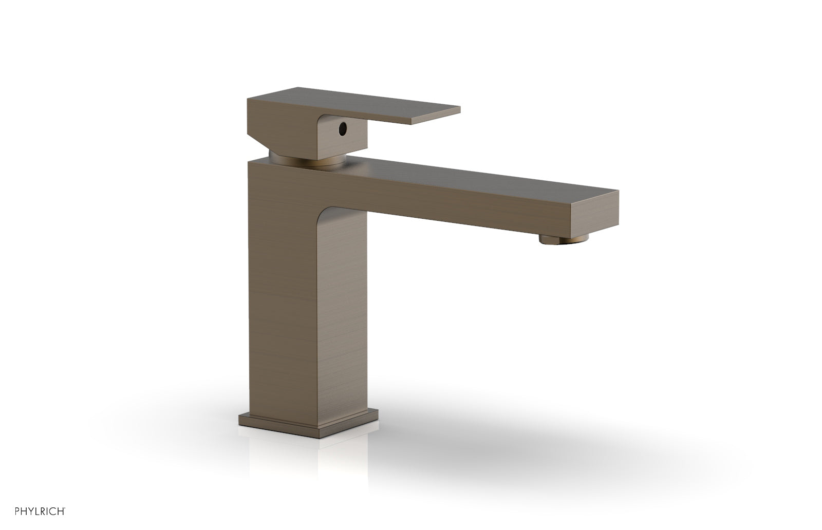 MIX Single Hole Lavatory Faucet, Low   Blade Handle by Phylrich - Old English Brass