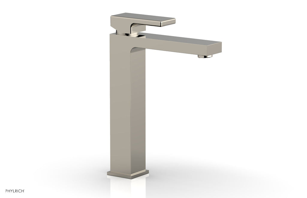 MIX Single Hole Lavatory Faucet, Tall   Blade Handle by Phylrich - Polished Nickel