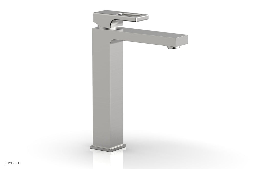 MIX Single Hole Lavatory Faucet, Tall   Ring Handle by Phylrich - Pewter